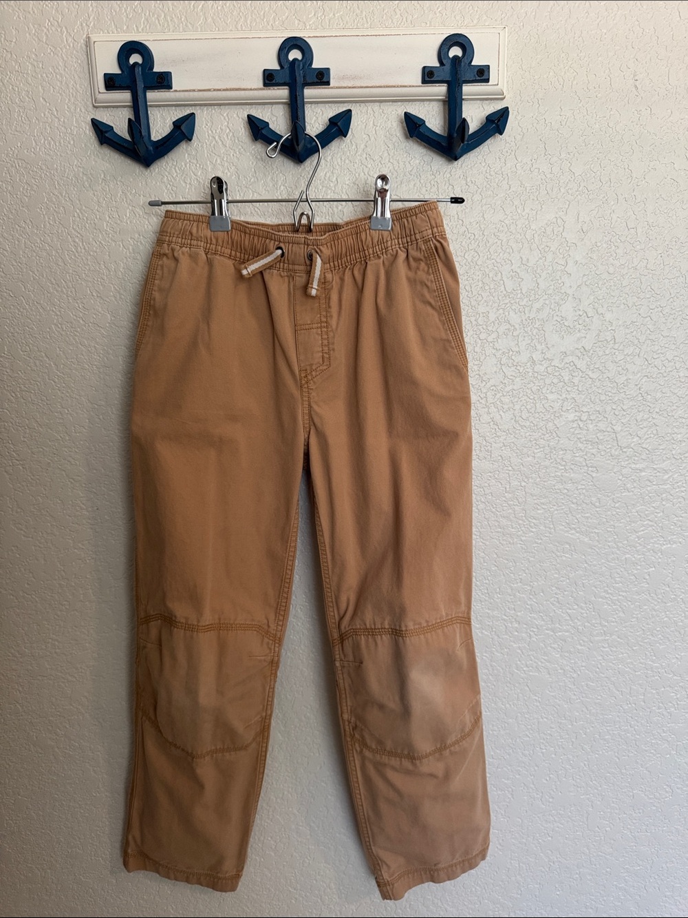 Double Knee Pants In Cotton Twill